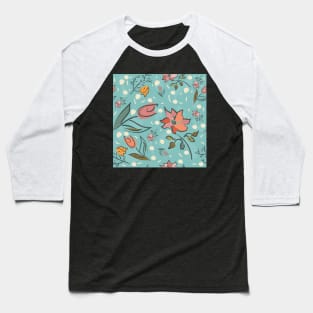 Vintage Flower Baseball T-Shirt
